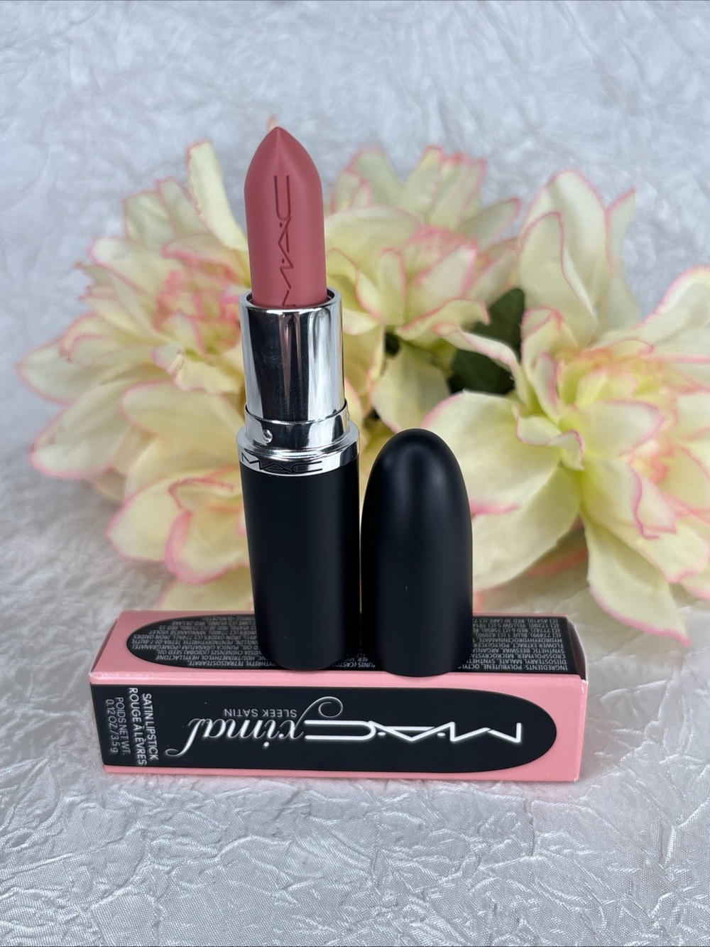 MAC Macximal Sleek Satin Lipstick - 832 Creme Cup - FullSize NIB
